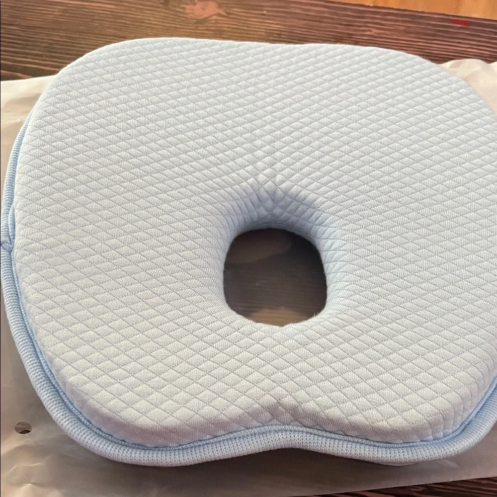 Memory Foam Baby Pillow - Soft  blue